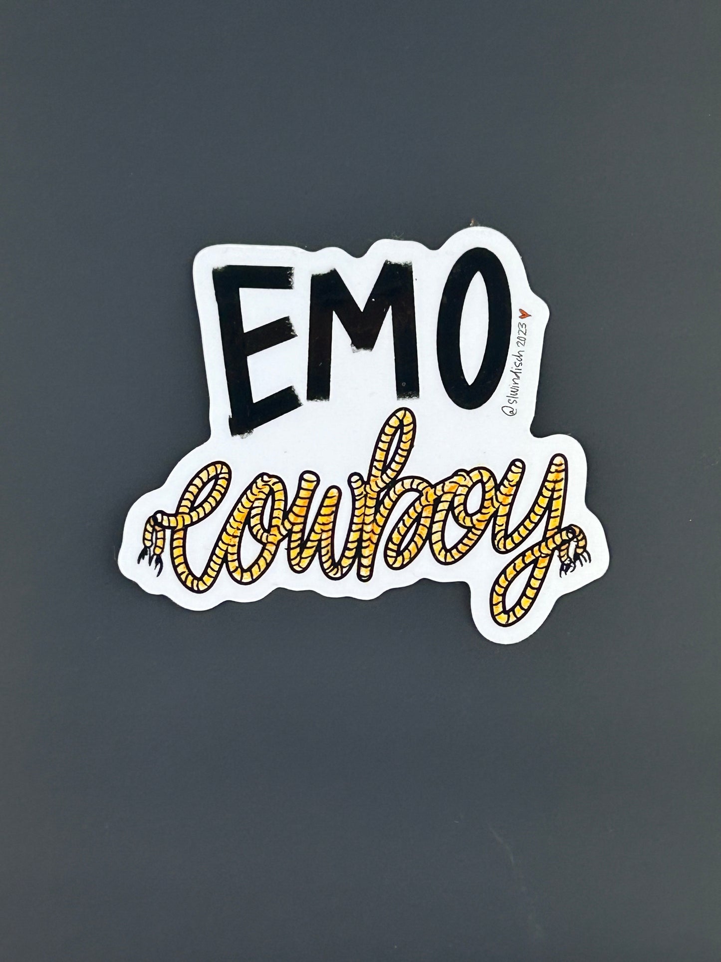 Emo Cowfolk Stickers