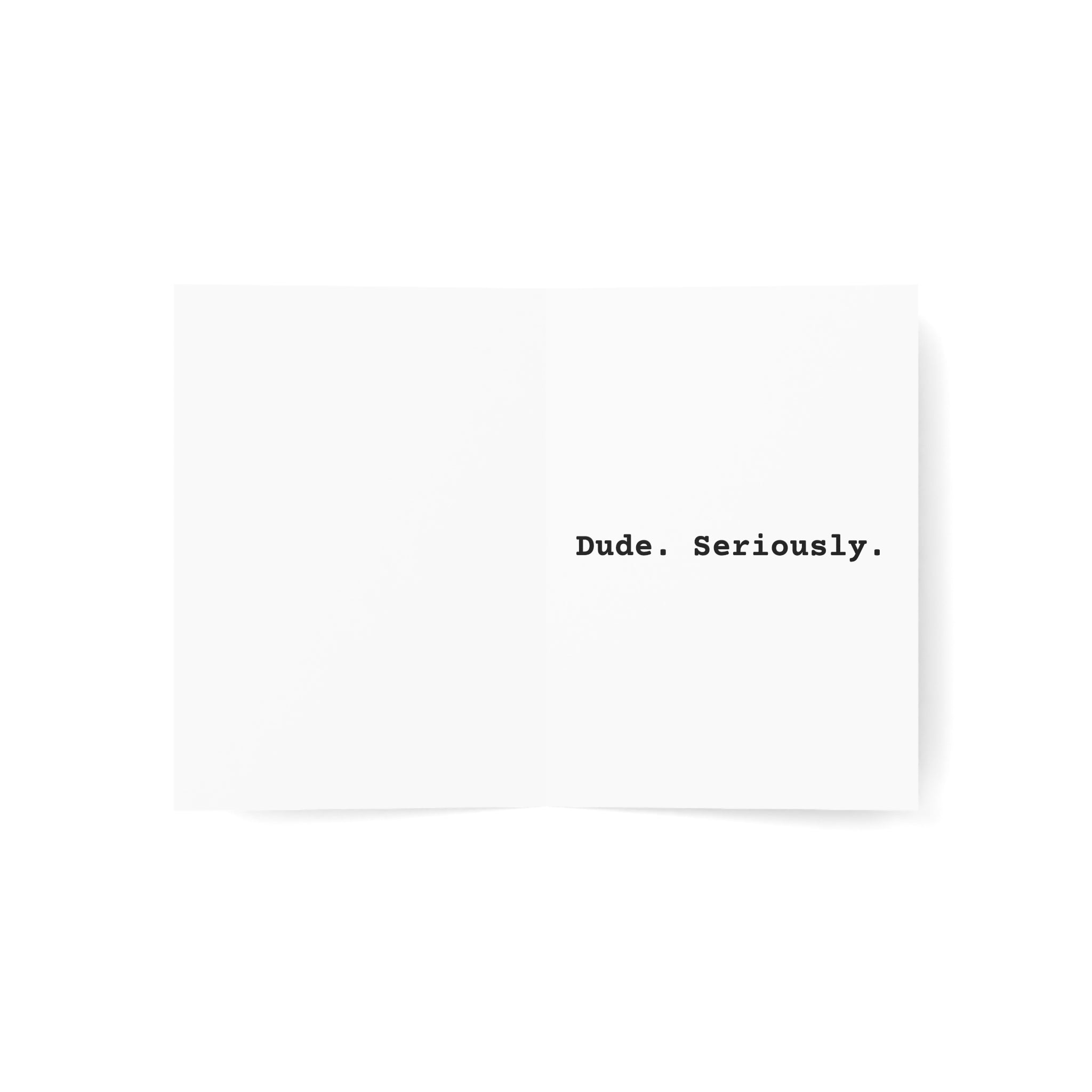 Printify Paper products "Big Yikes" Greeting Cards (1, 10, 30, and 50pcs)