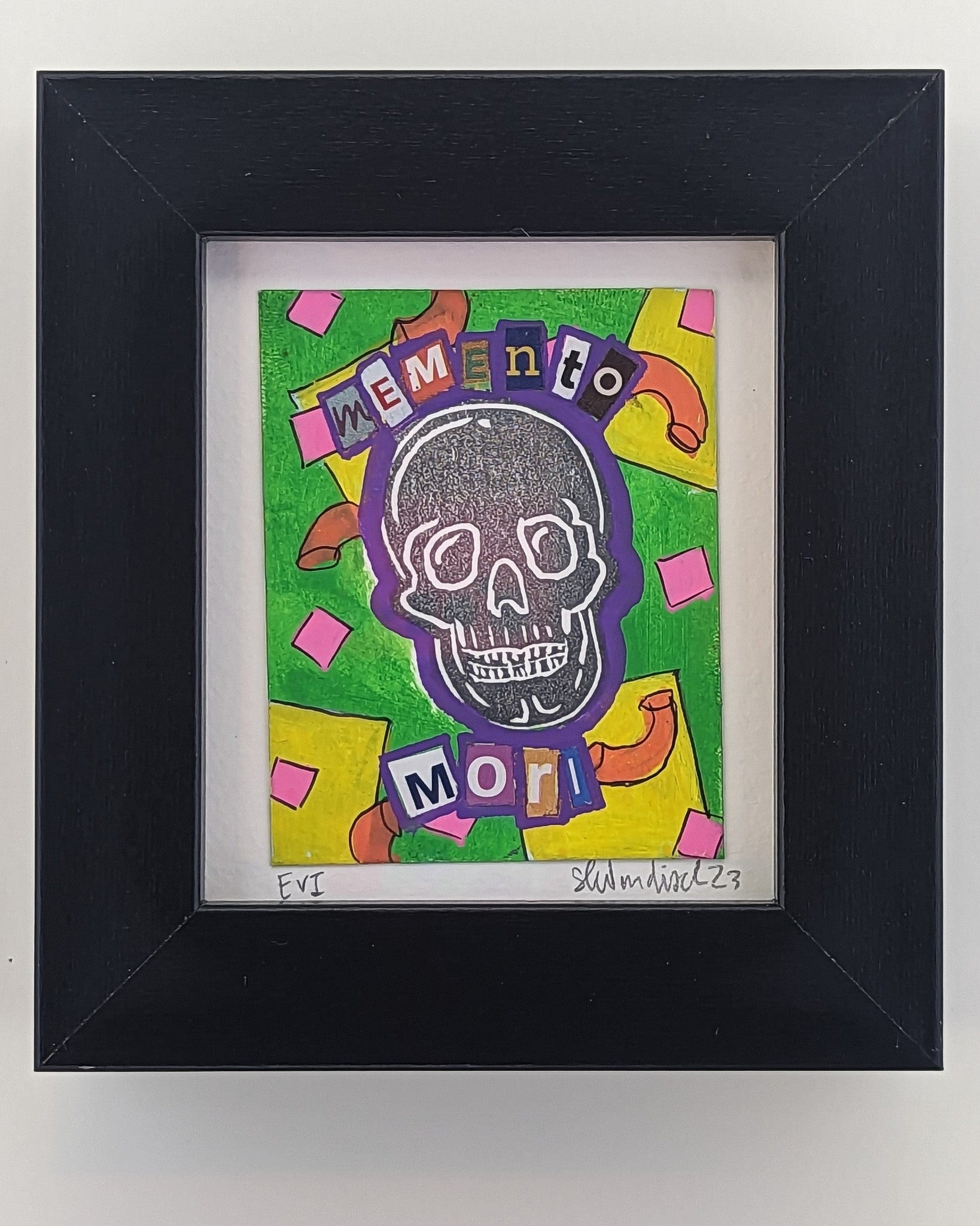 Sarah Louise Windisch | Printmaker Green A Original Artwork - Momento Mori Series