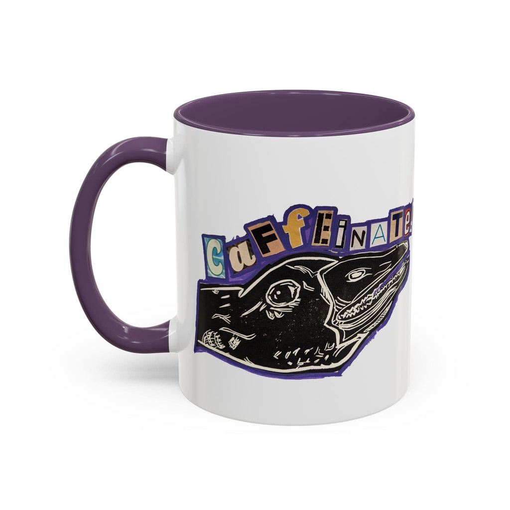 Printify Mug 11oz / Purple Caffeinate Goose Mug