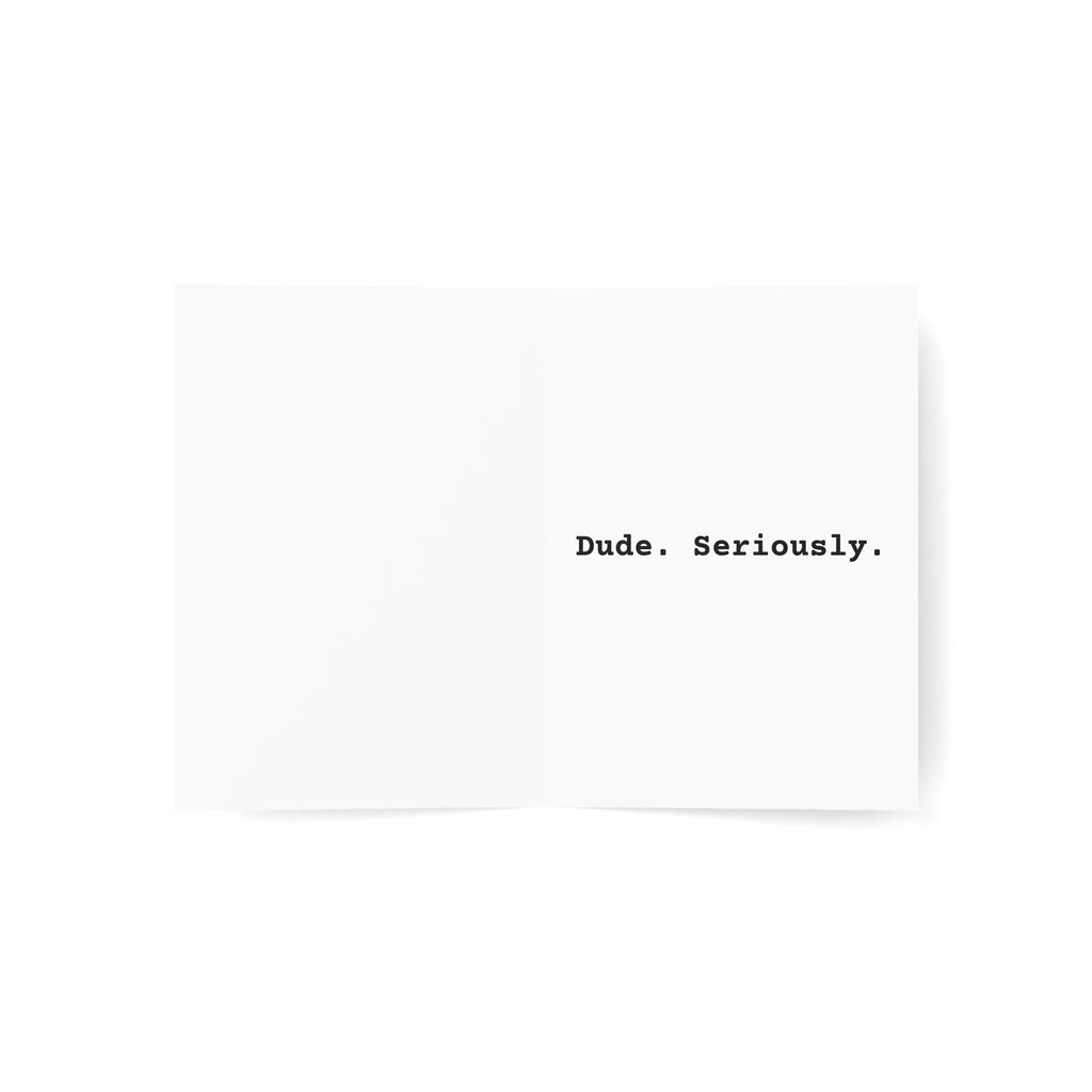 Printify Paper products "Big Yikes" Greeting Cards (1, 10, 30, and 50pcs)