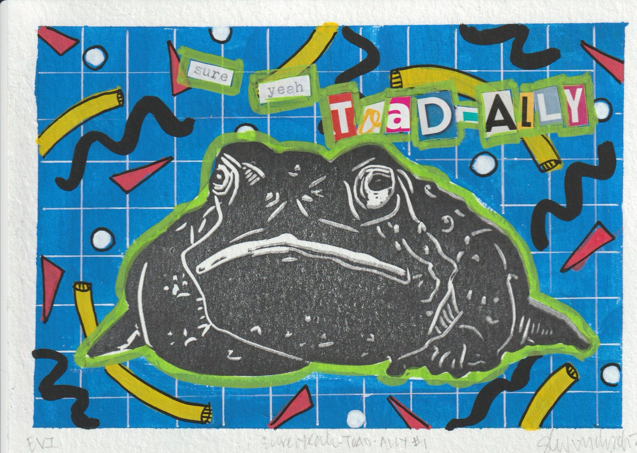 Sarah Louise Windisch | Printmaker art print Toadally Art Prints