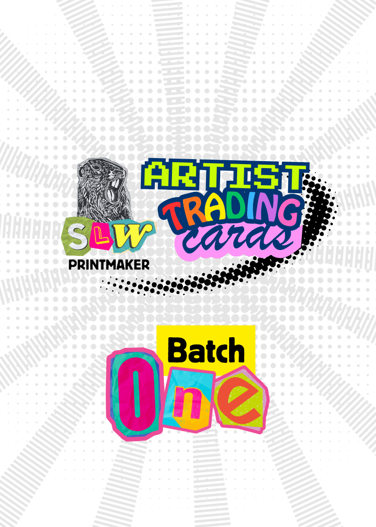 Sarah Louise Windisch | Printmaker Batch One Artist Trading Card Booster Pack • 5 Cards