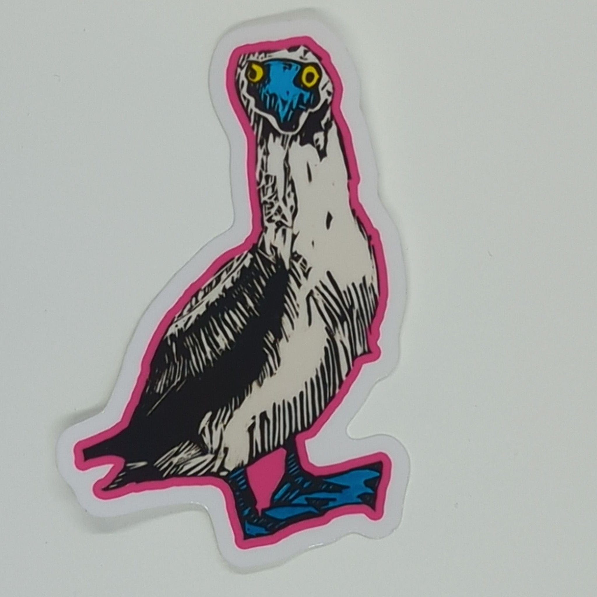 Sarah Louise Windisch | Printmaker Beleaguered Booby Sticker