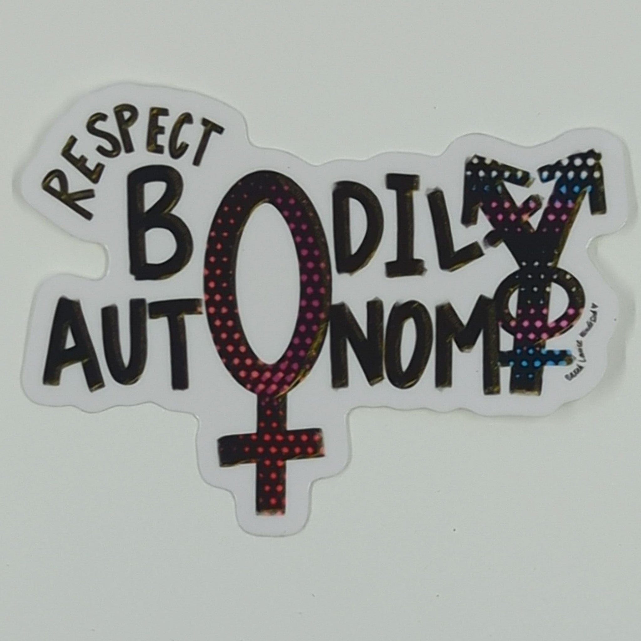 Professional Autonomy Sticker Bodily Autonomy Sticker – Sarah Louise Windisch | Printmaker