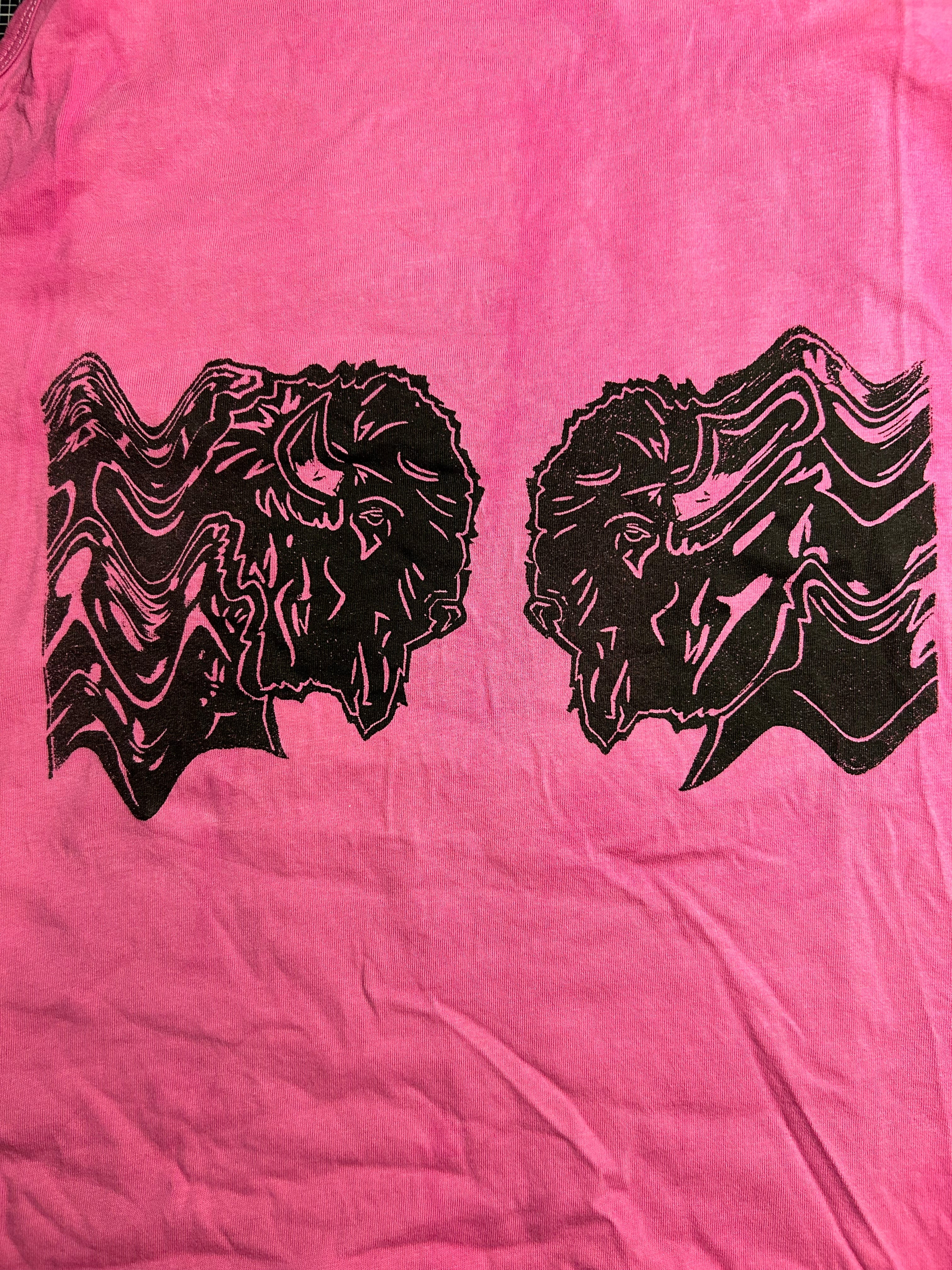 Sarah Louise Windisch | Printmaker Pink / S Buffalo Tank