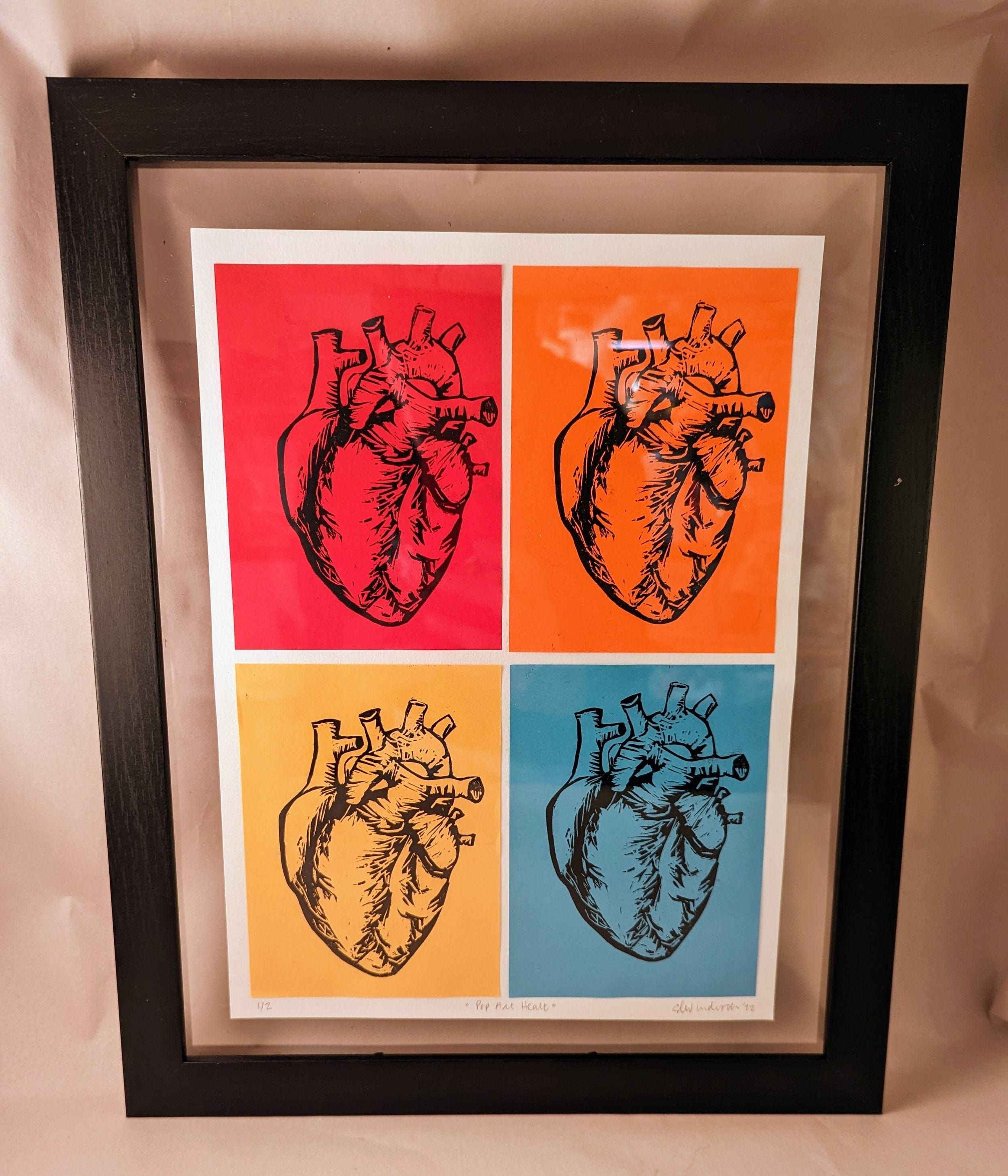 Sarah Louise Windisch | Printmaker Original Artwork Original Artwork - Pop Art Heart