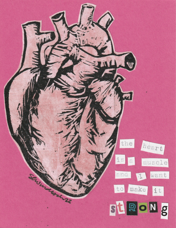 Sarah Louise Windisch | Printmaker Original Artwork Original Artwork - the heart is Series